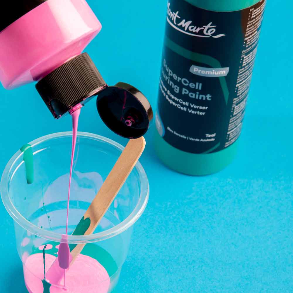 SuperCell Pouring Paint Premium 240ml - Teal - Image 8