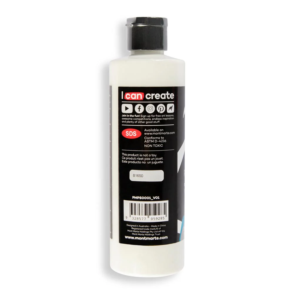 SuperCell Pouring Paint Premium 240ml - Titanium White - Image 4
