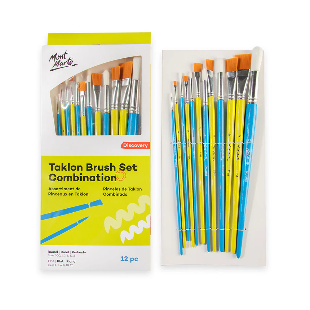 Taklon Brush Set Combination Discovery 12pc - Image 2