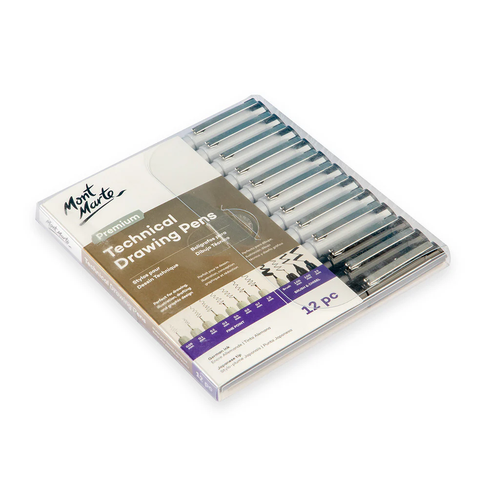 Technical Drawing Pens Premium 12pc - Image 3