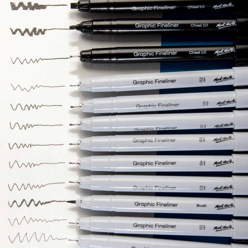 Technical Drawing Pens Premium 12pc - Image 5