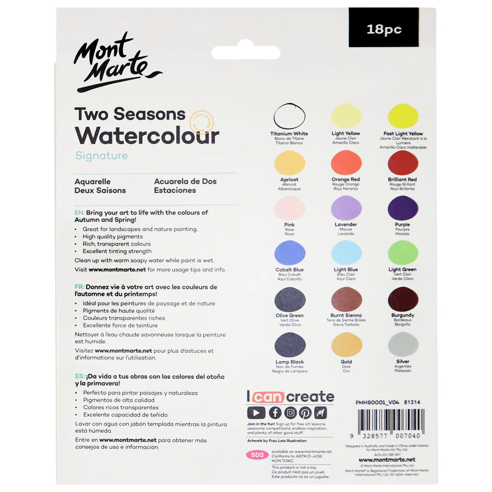 Two Seasons Watercolour Signature 18pc x 12ml - Image 3