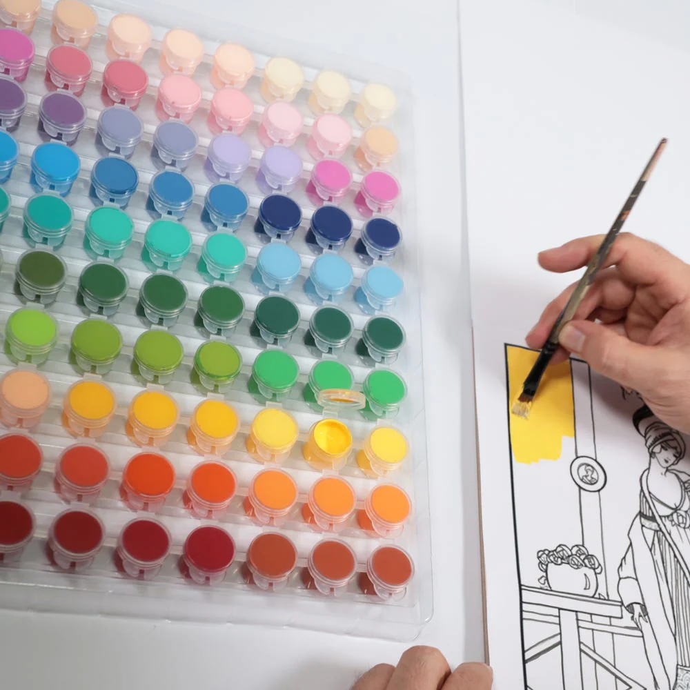 Vivid Colours Acrylic Paint Set Signature 80pc x 3.5ml - Image 3