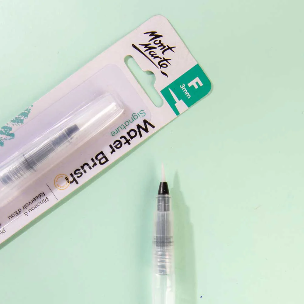 Water Brush Round Fine Tip Signature 3mm (0.12in) - Image 2