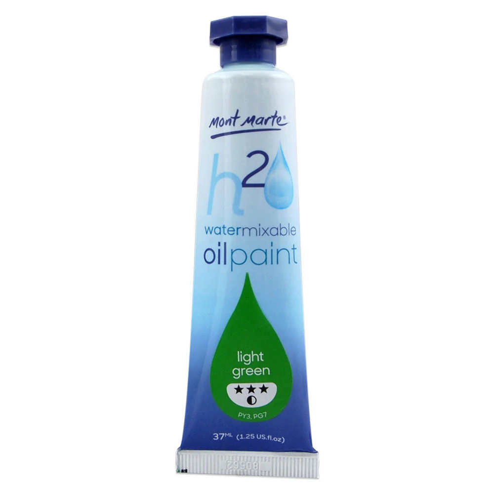 Water Mixable Oil Paint 37ml - Light Green