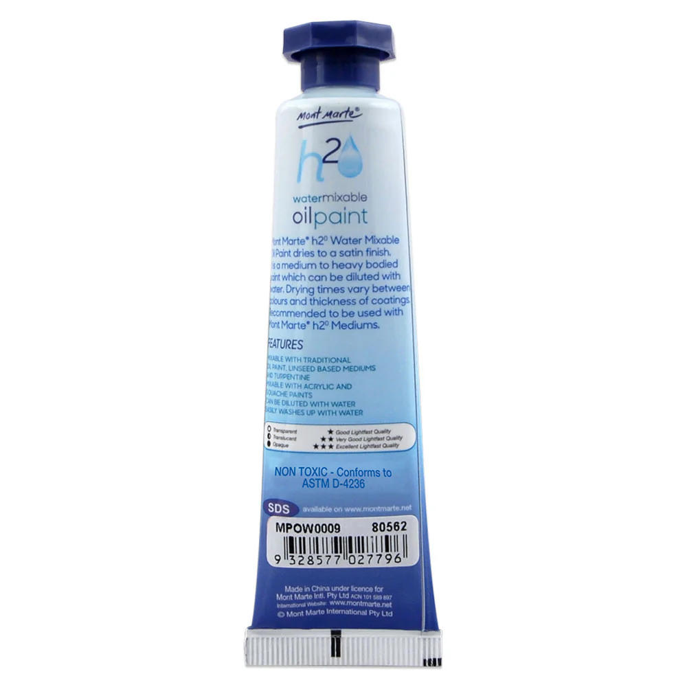 Water Mixable Oil Paint 37ml  - Orange - Image 2