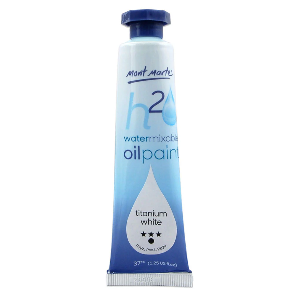 Water Mixable Oil Paint 37ml - Titanium White