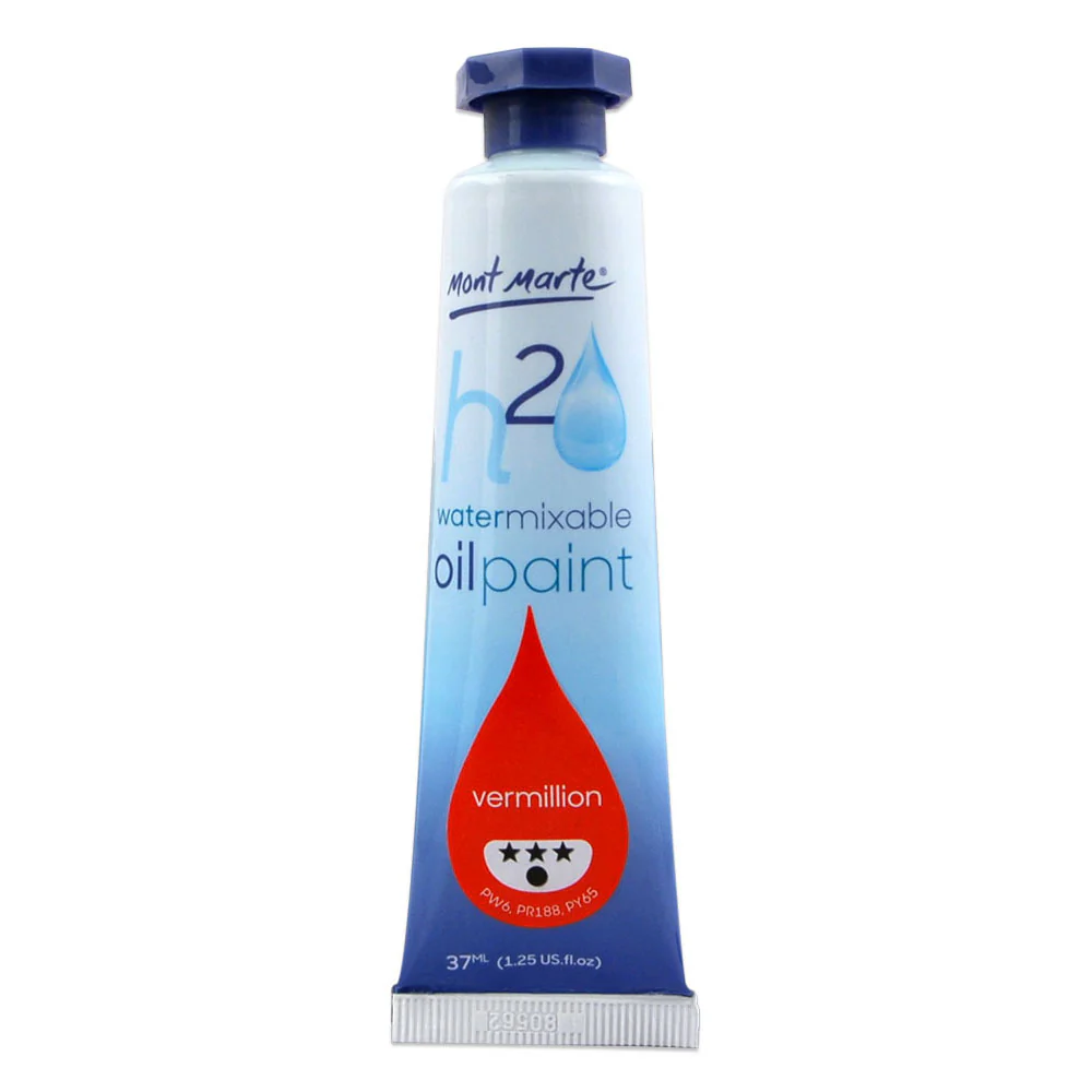 Water Mixable Oil Paint 37ml - Vermillion