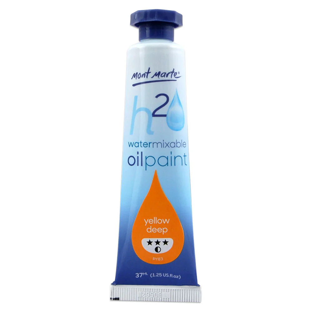 Water Mixable Oil Paint 37ml - Yellow Deep