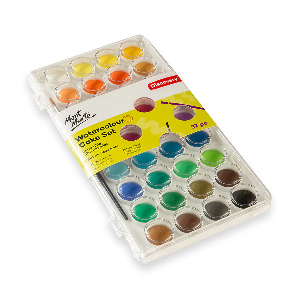 Watercolour Cake Set Discovery 37pc - Image 3