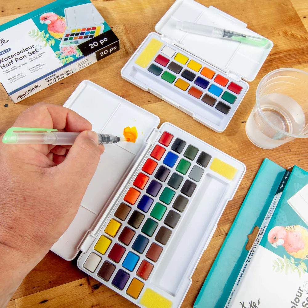 Watercolour Half Pan Set Signature 20pc - Image 6