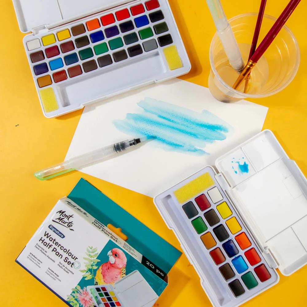 Watercolour Half Pan Set Signature 39pc - Image 5