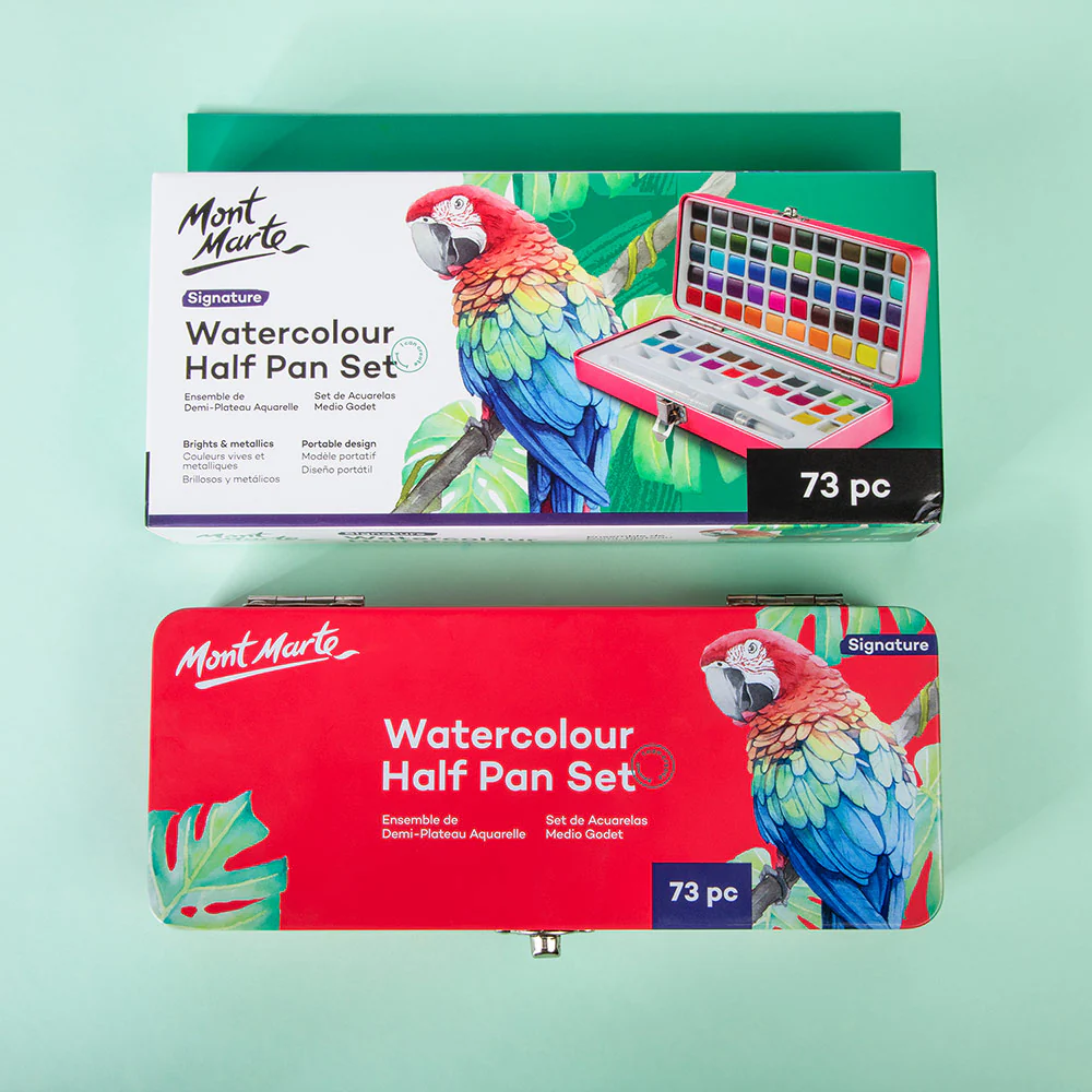 Watercolour Half Pan Set Signature 73pc - Image 3