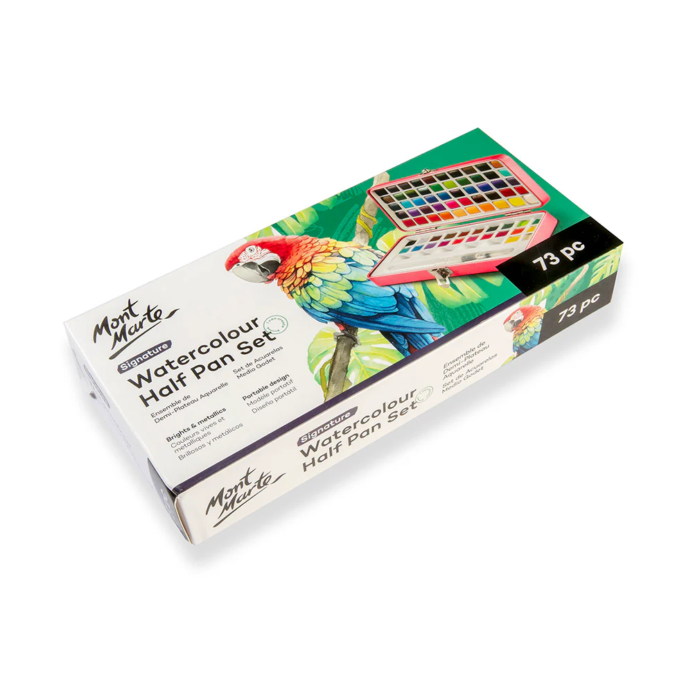 Watercolour Half Pan Set Signature 73pc - Image 4
