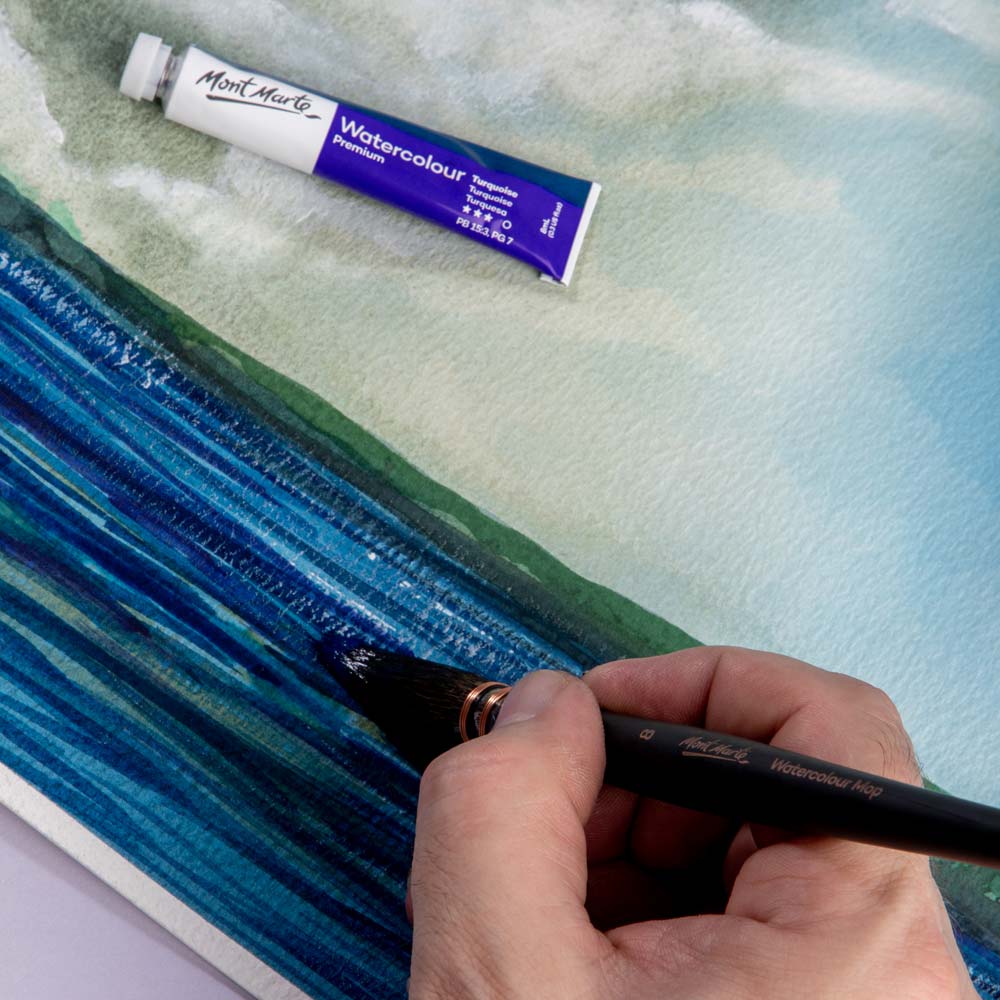 Watercolour Mop Brush Artiste 10 - Image 6