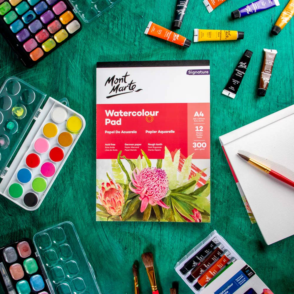 Watercolour Pad Signature A4 12 Sheet 300gsm - Image 8