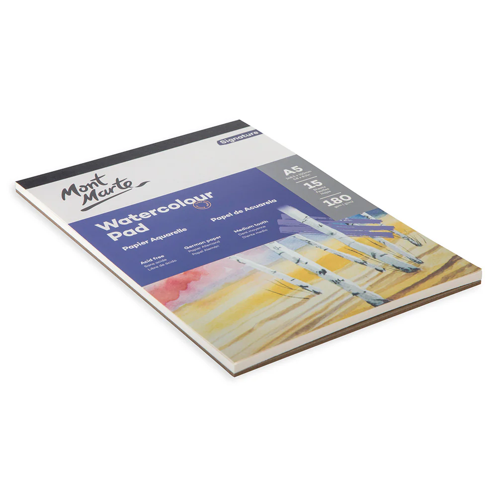 Watercolour Pad German Paper Premium A5 180gsm 15 Sheet - Image 2