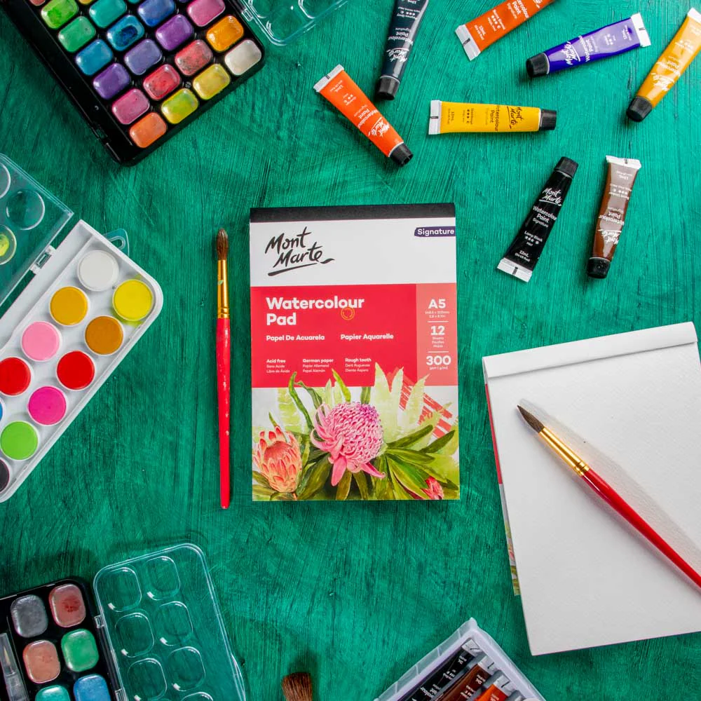 Watercolour Pad German Paper Signature A3 300gsm 12 Sheet - Image 9