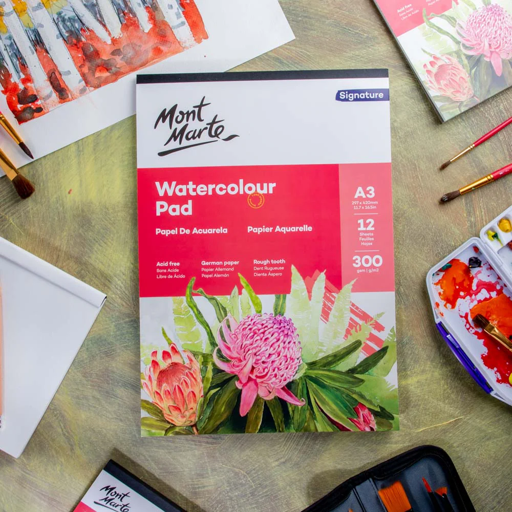 Watercolour Pad Signature A5 12 Sheet 300gsm - Image 7