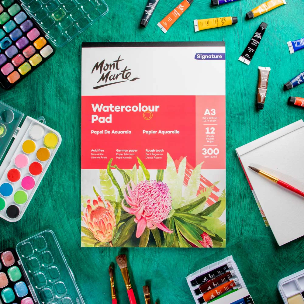 Watercolour Pad Signature A5 12 Sheet 300gsm - Image 8