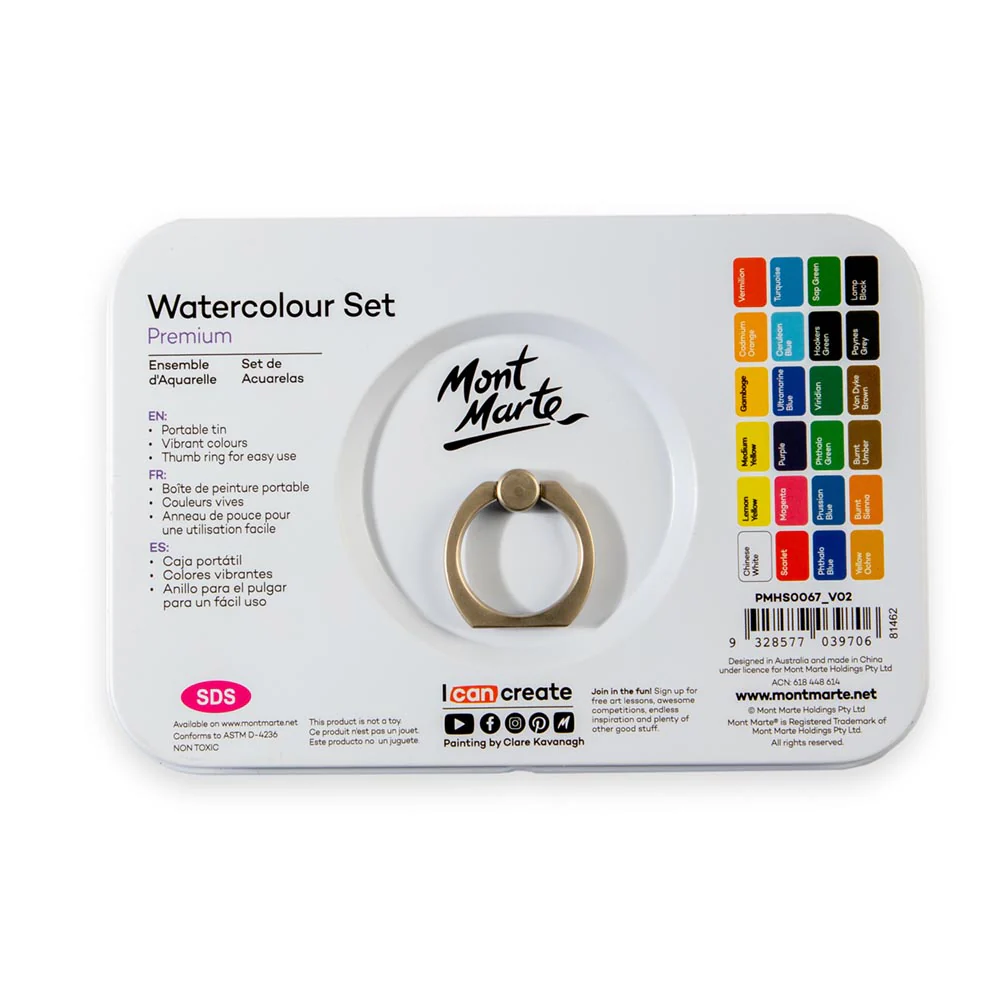 Watercolour Paint Set Premium 27pc - Image 5