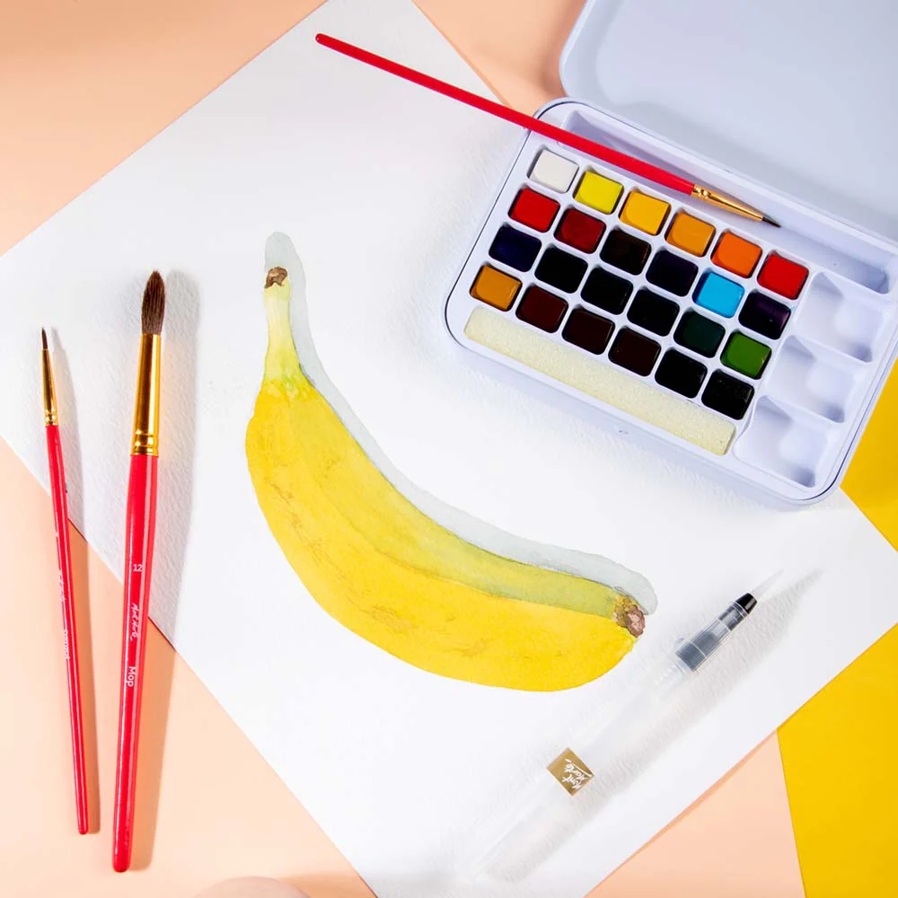Watercolour Paint Set Premium 27pc - Image 8