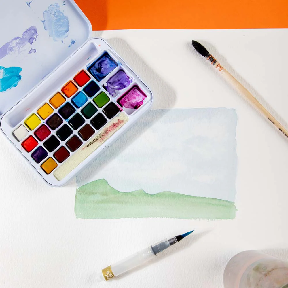 Watercolour Paint Set Premium 27pc - Image 9