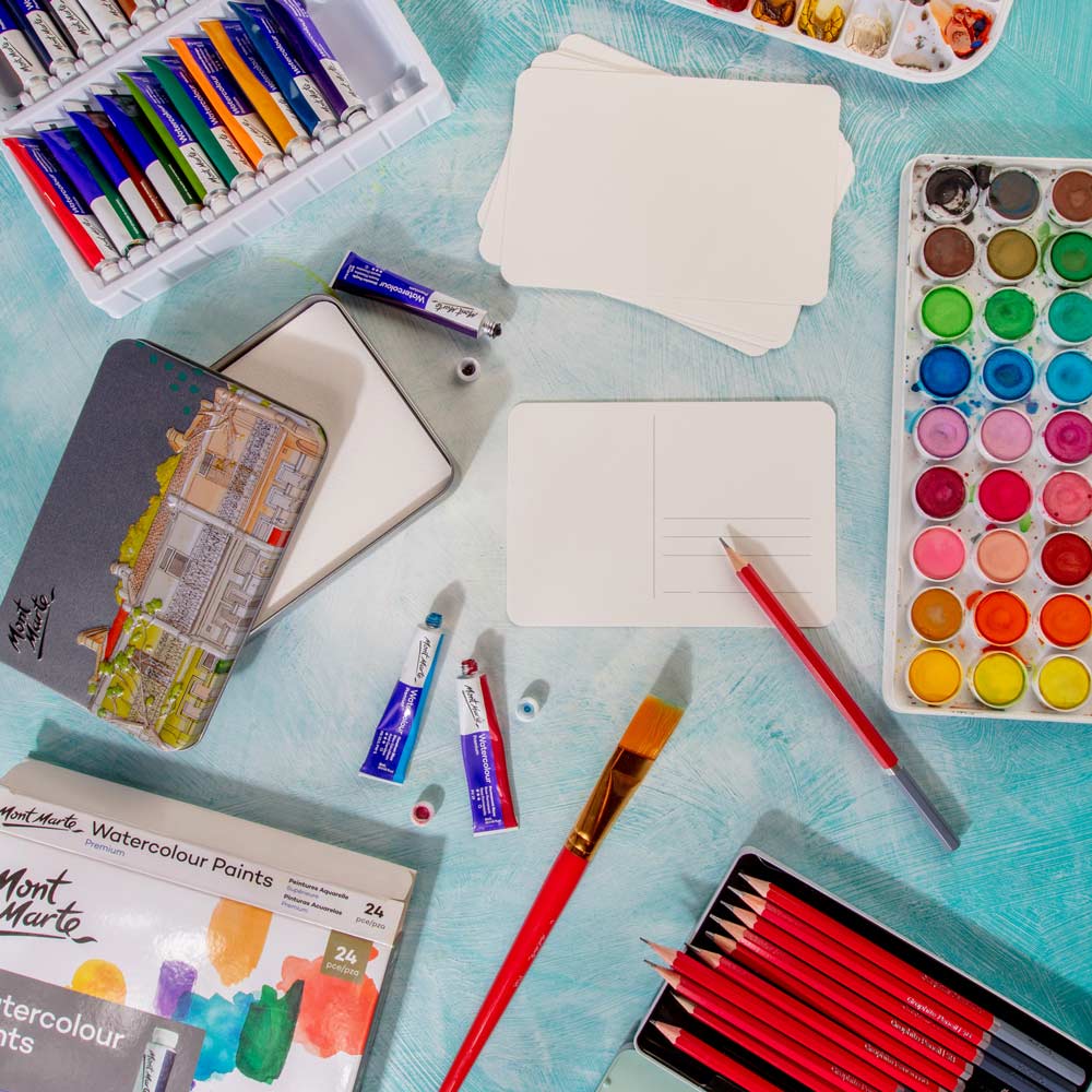 Watercolour Postcards Premium 300gsm 24 Cards 15.2 x 10.2cm (6 x 4in) - Image 8