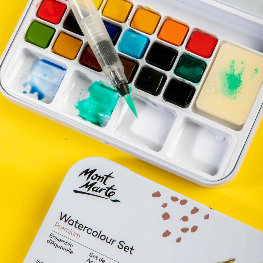 Watercolour Set Premium 21pc - Image 5