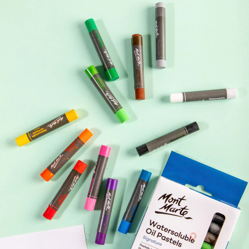 Watersoluble Oil Pastels Signature 12pc - Image 10