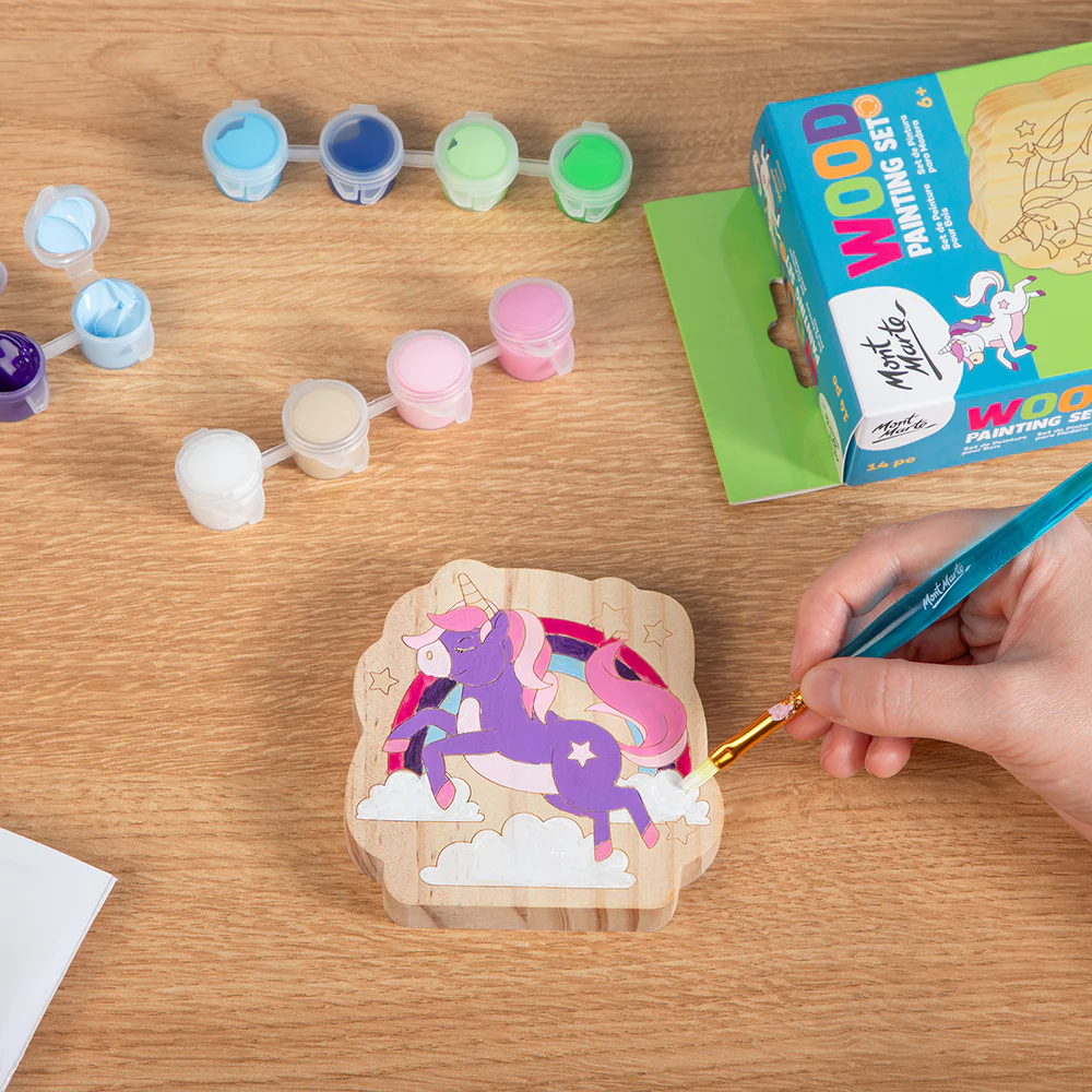 Wood Painting Set 14pc - Unicorn - Image 11