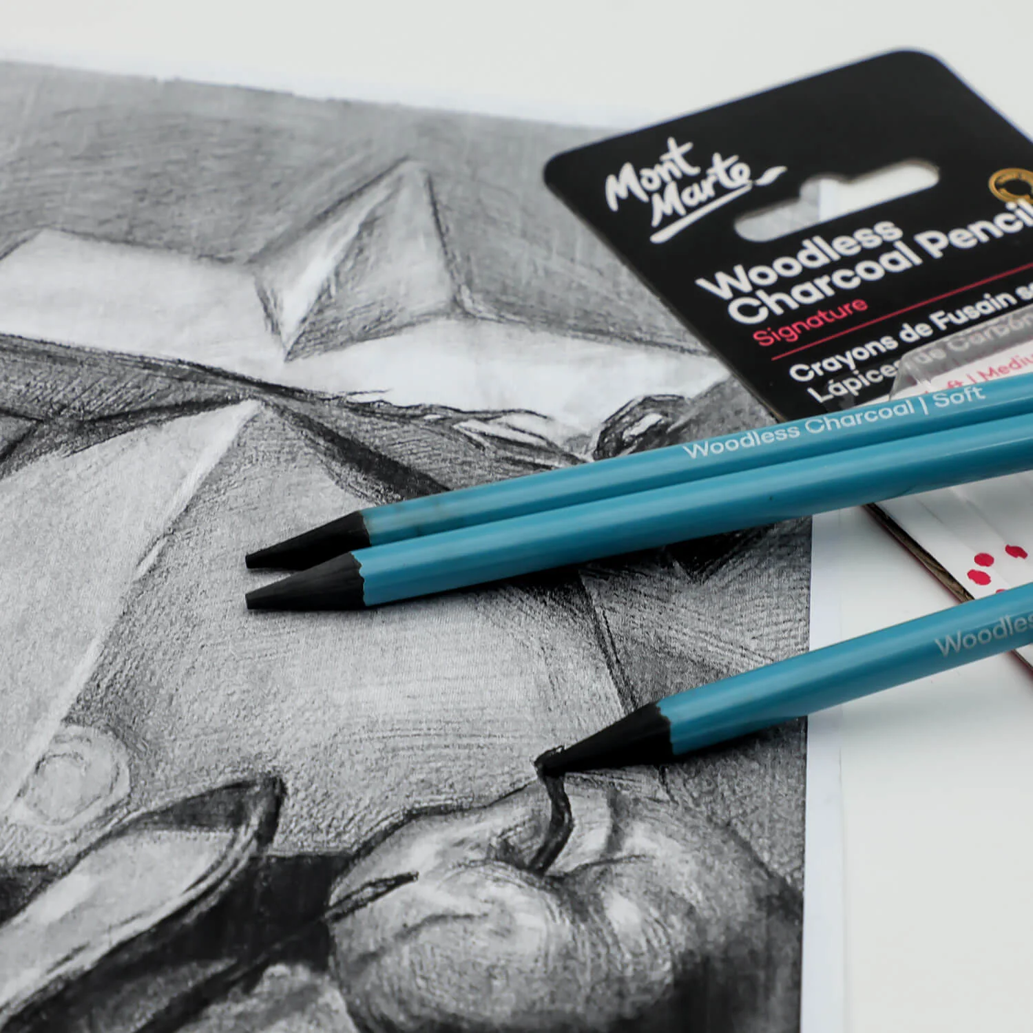 Woodless Charcoal Pencils Signature 3pc - Image 3